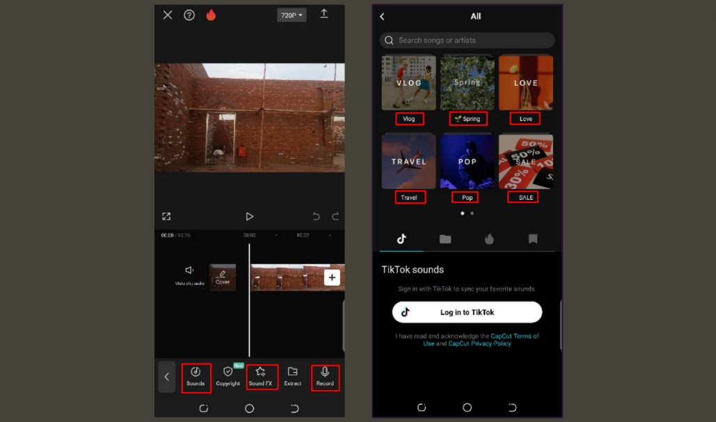 Royalty-free music selection
