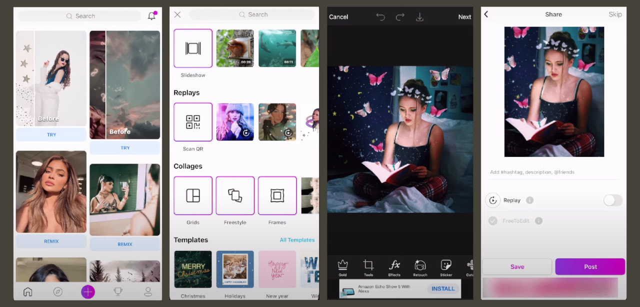 Choose or import your media