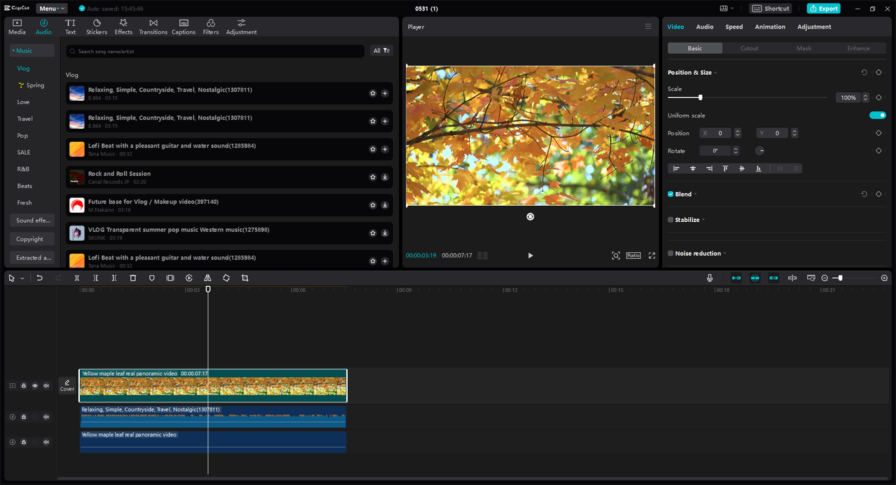 CapCut desktop video editor