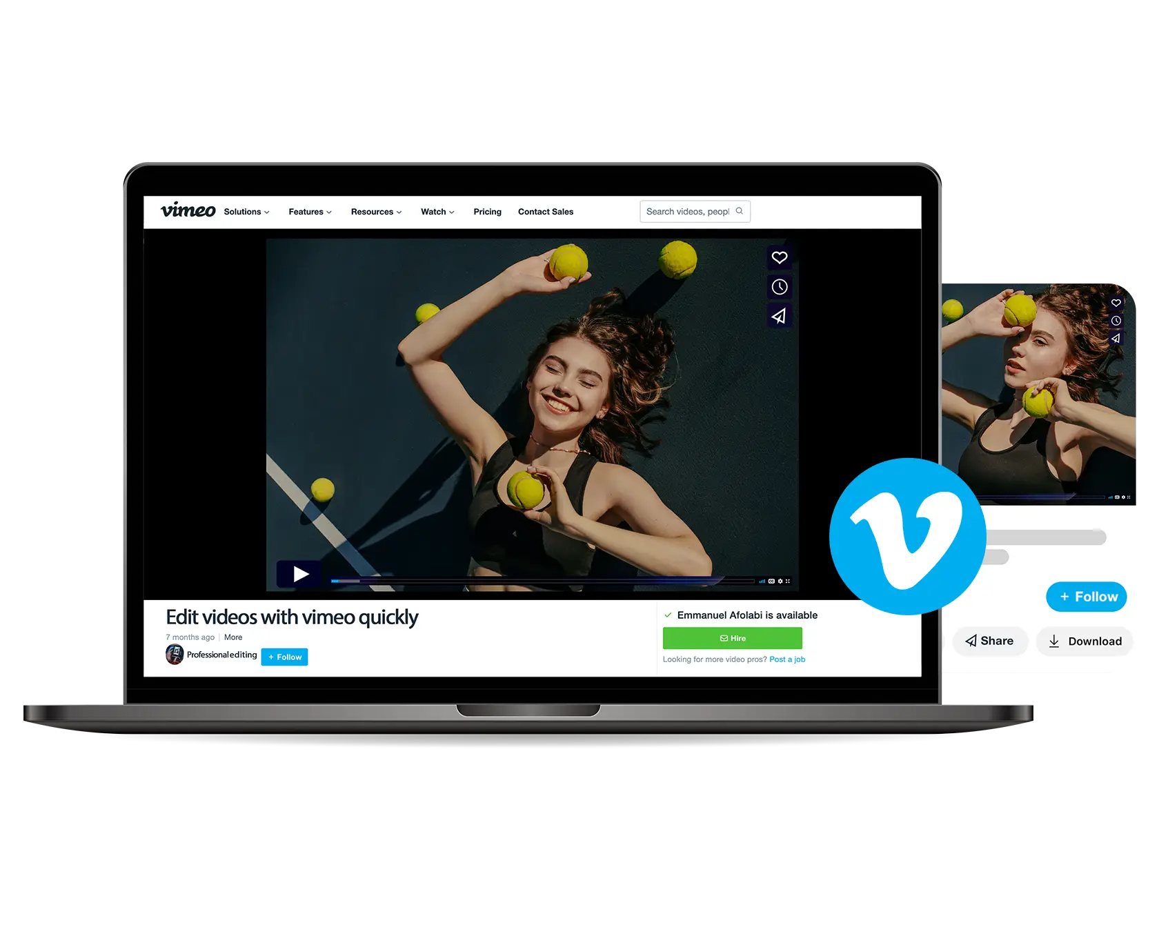 Vimeo Video Maker voor gratis