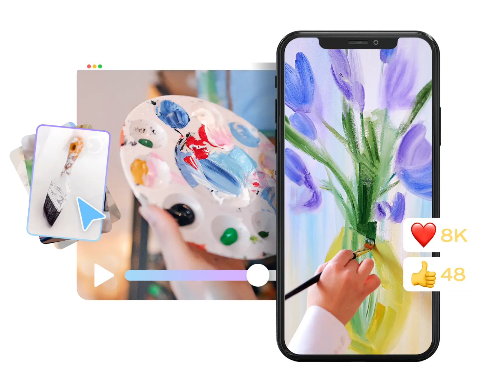 Online Painting Video Maker