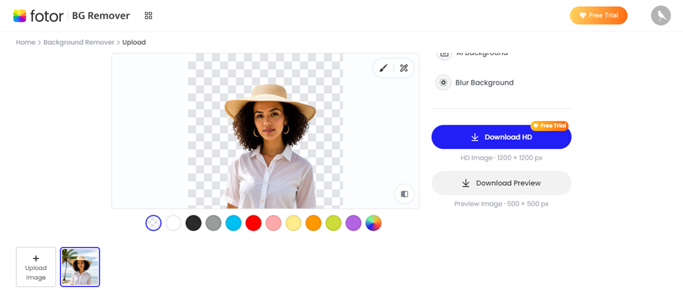 Login interface of Fotor — a popular WhatsApp sticker maker online