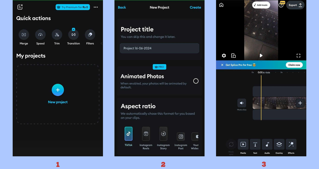 Splice app