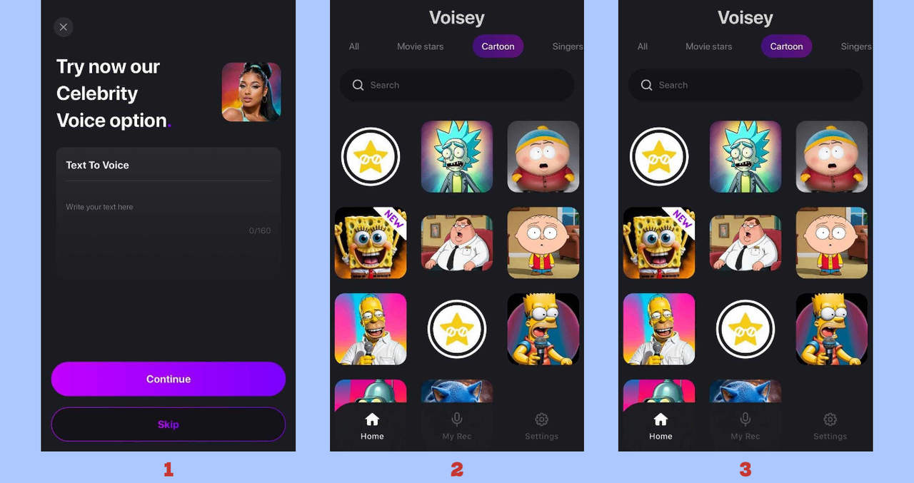 Voicey: Celebrity Voice Changer