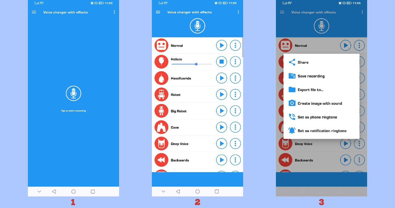 voice changer with effects app