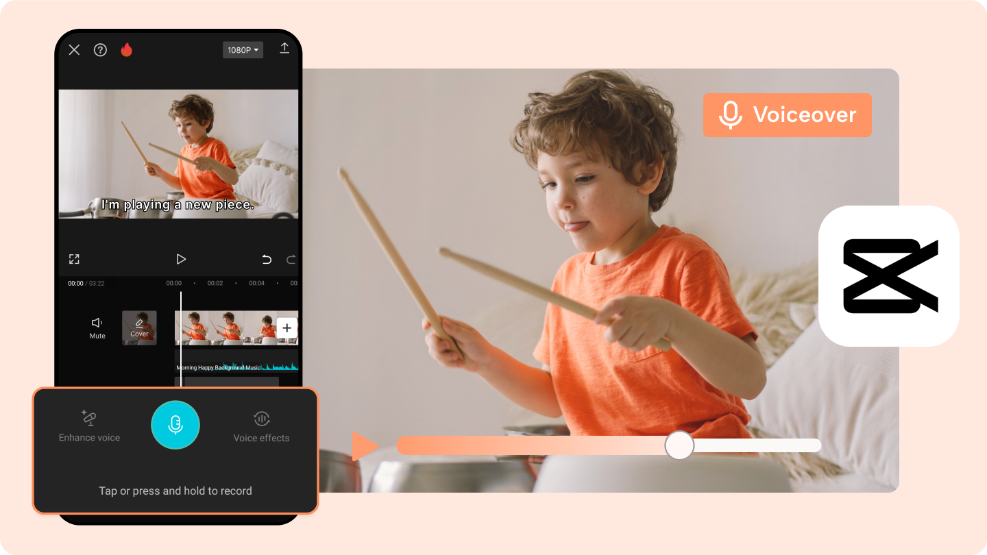 voice over video app