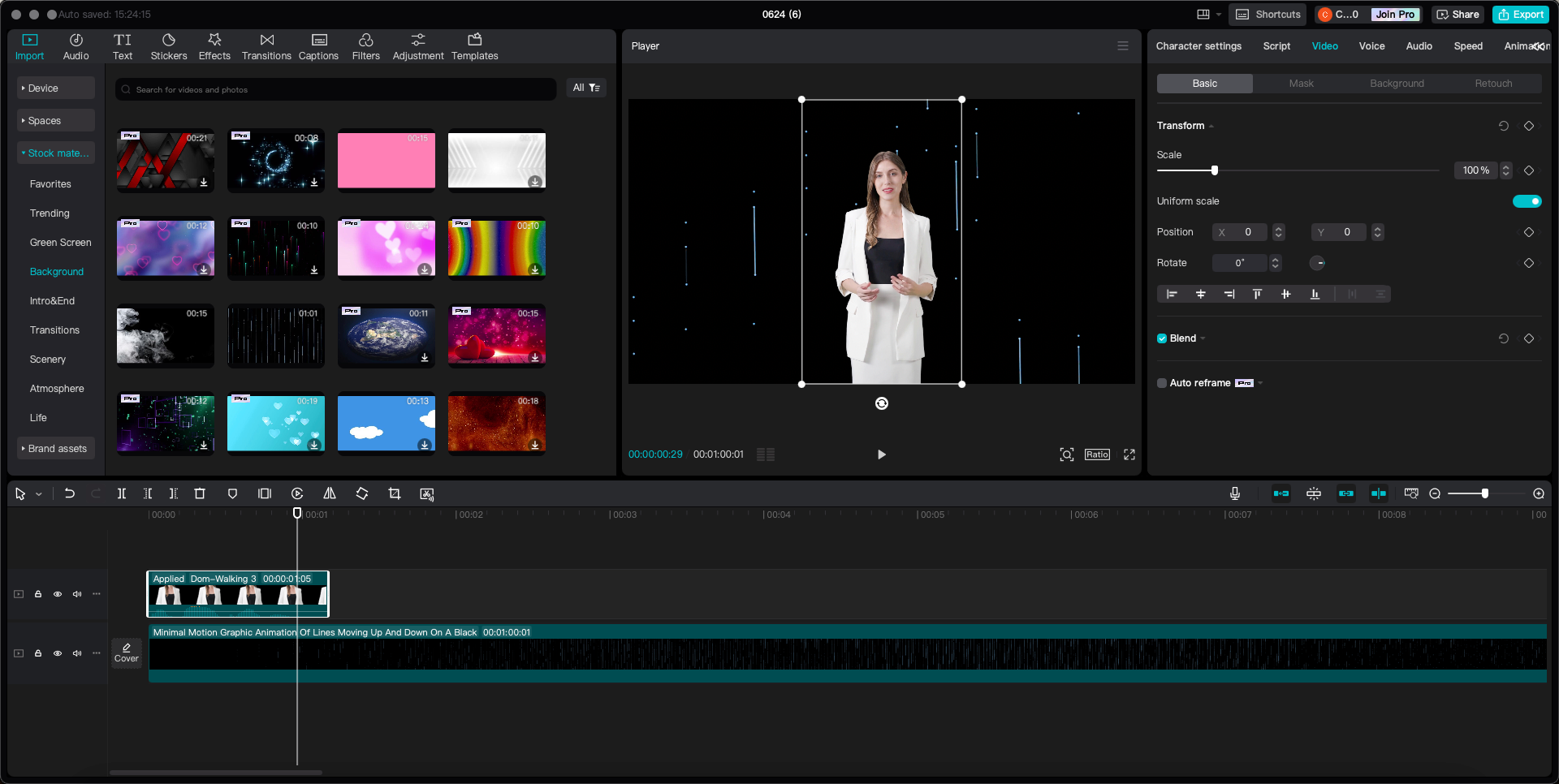 CapCut video editor
