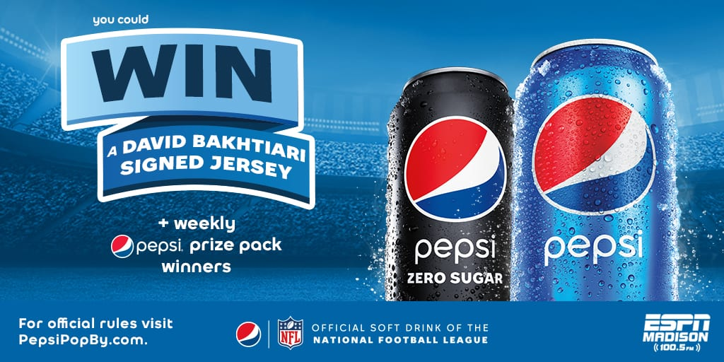 Pepsi uses color texts in ads