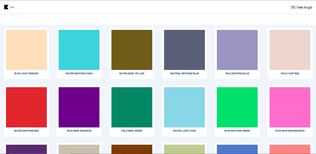 Interface of Khroma - match AI color grading tool online