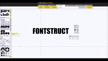 FontStruct - text font generator