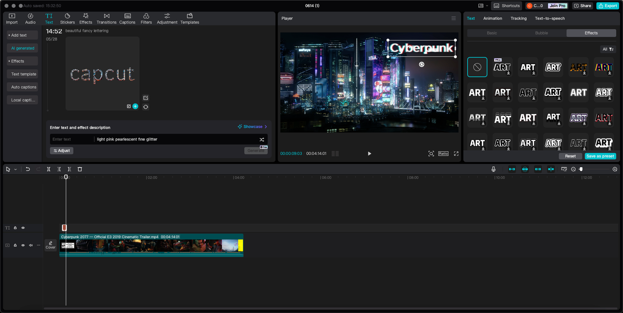 CapCut video editor