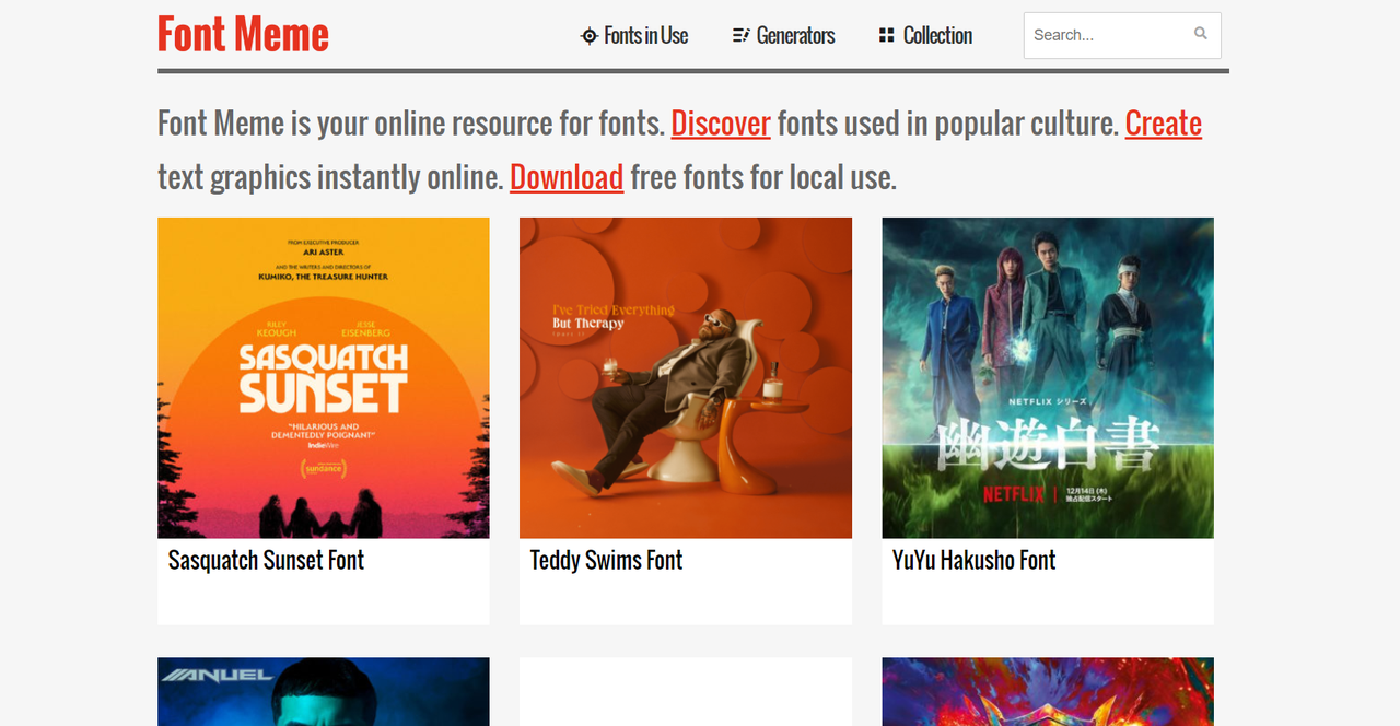 FontSpace hand lettered font generator