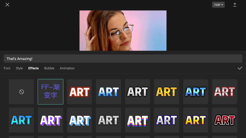 Craft video with hand lettering in CapCut