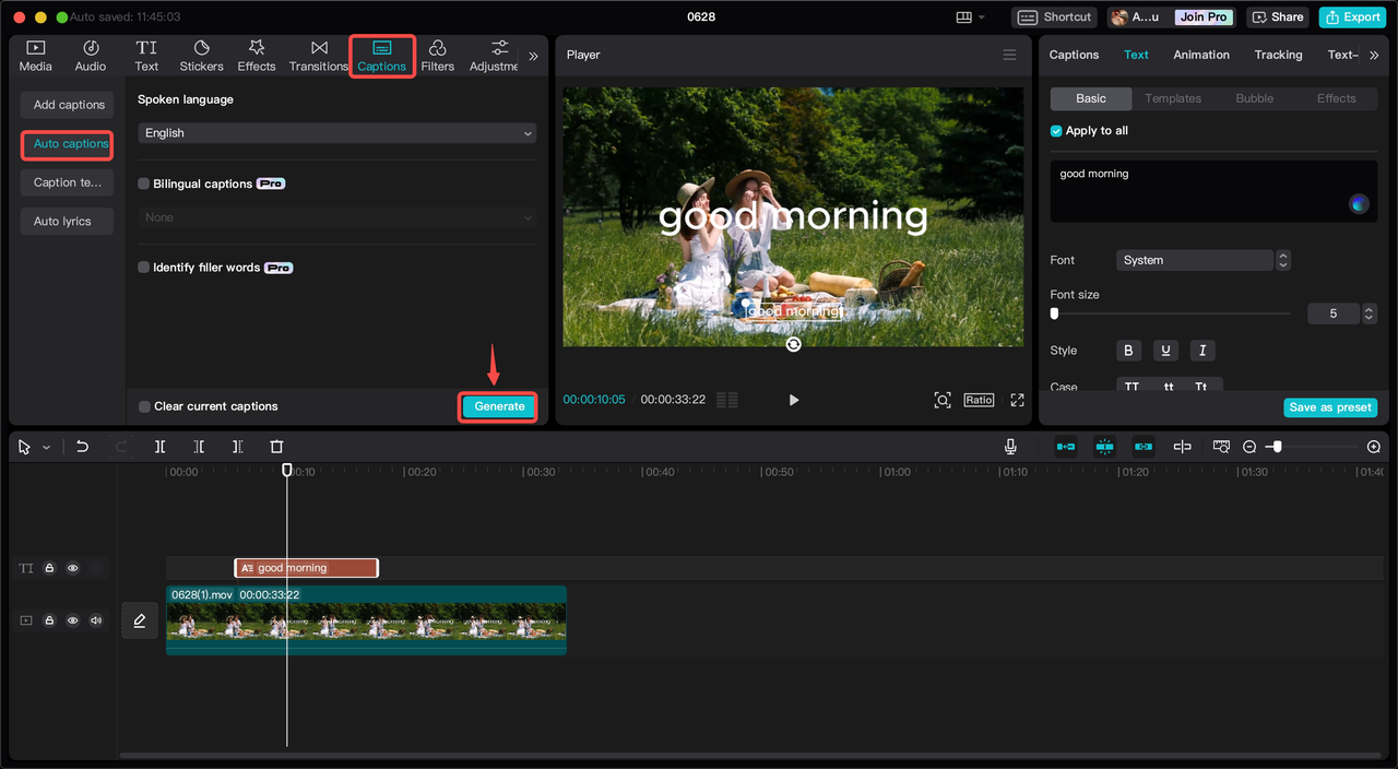 Convert voice to text 