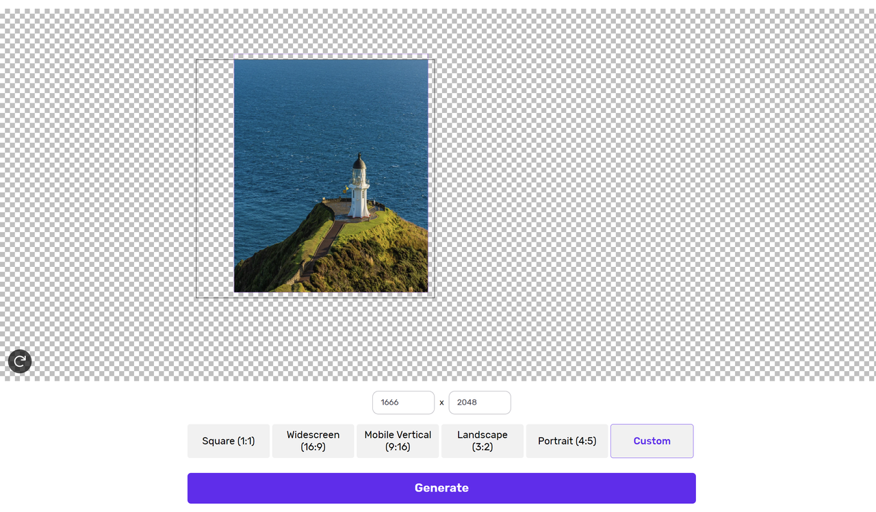 Using Phot.AI online free AI image extender to enhance images