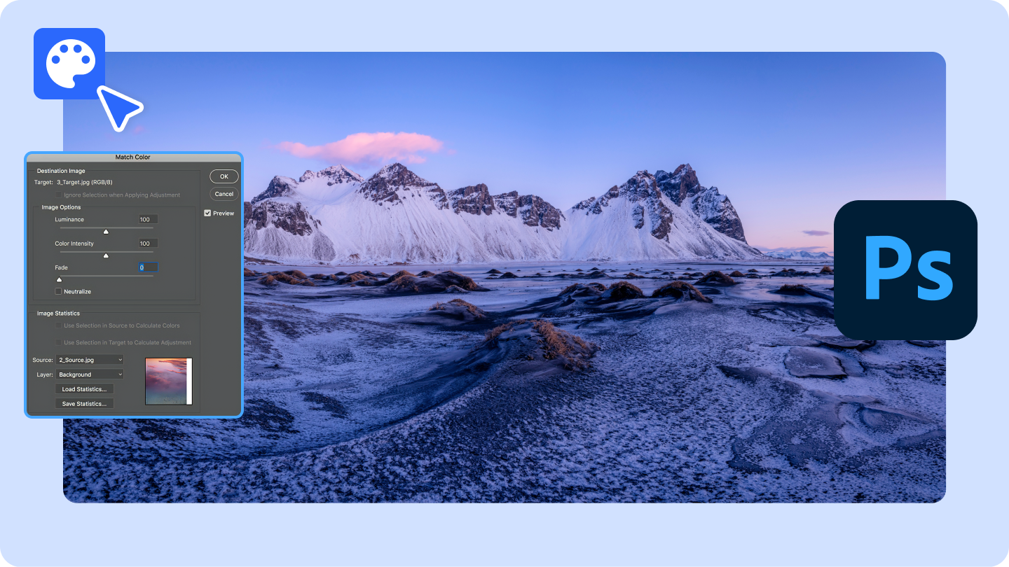 photoshop match color