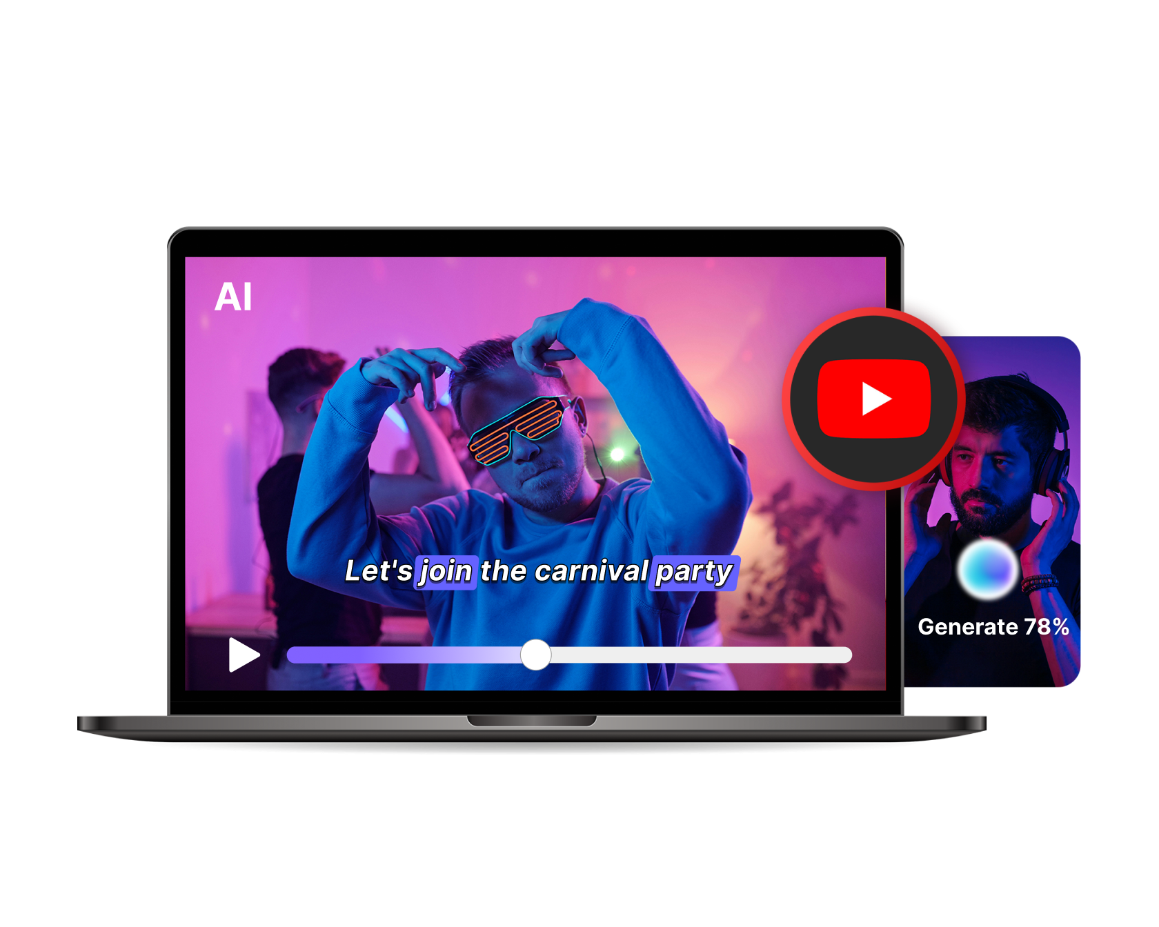 Создатель видео на YouTube с помощью ИИ