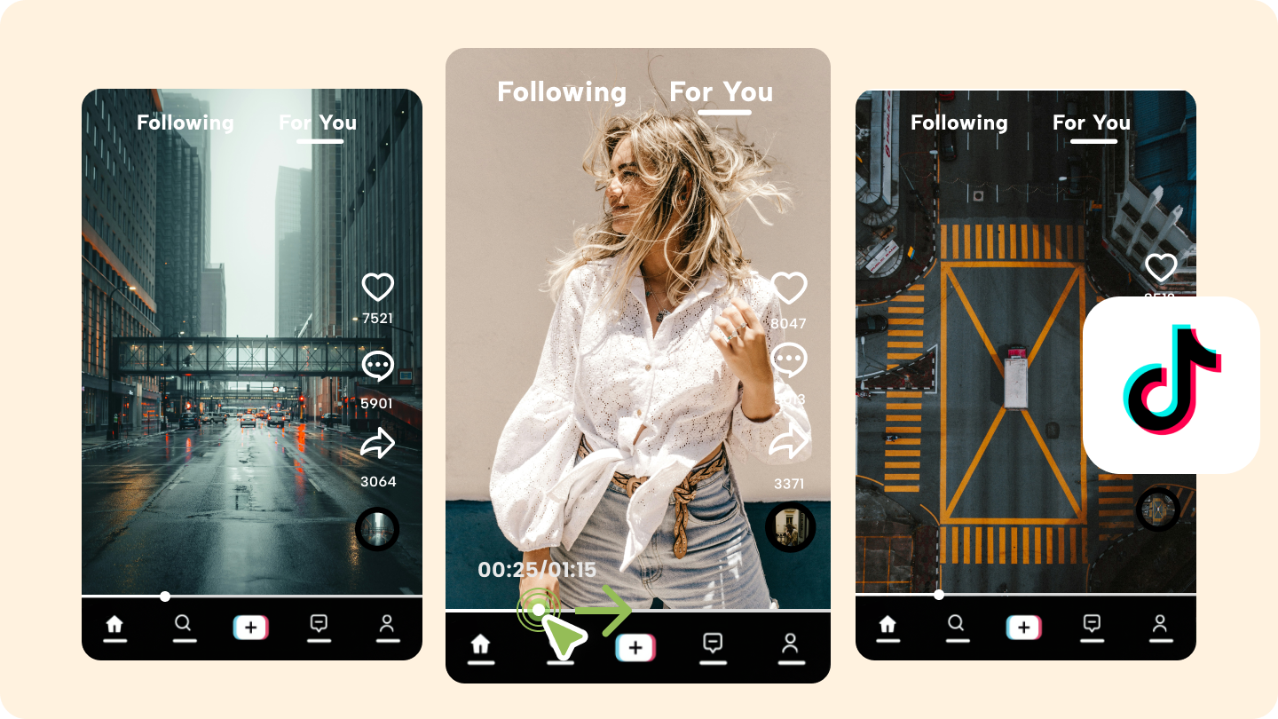 как перемотать вперед в тиктоке