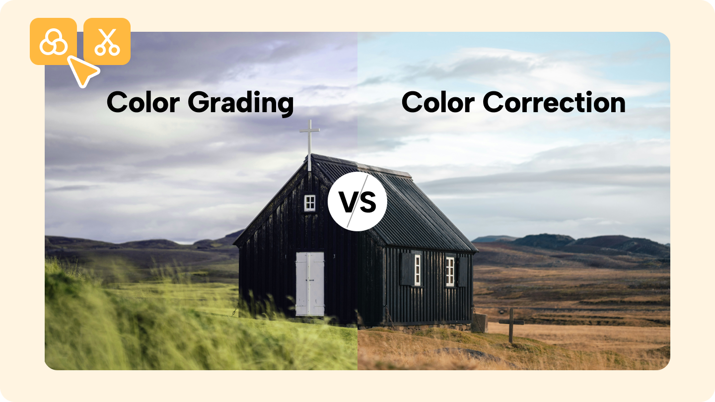 color grading vs color correction