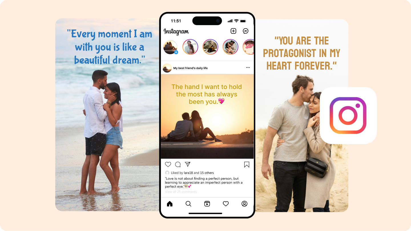 Schöne Zitate für Instagram