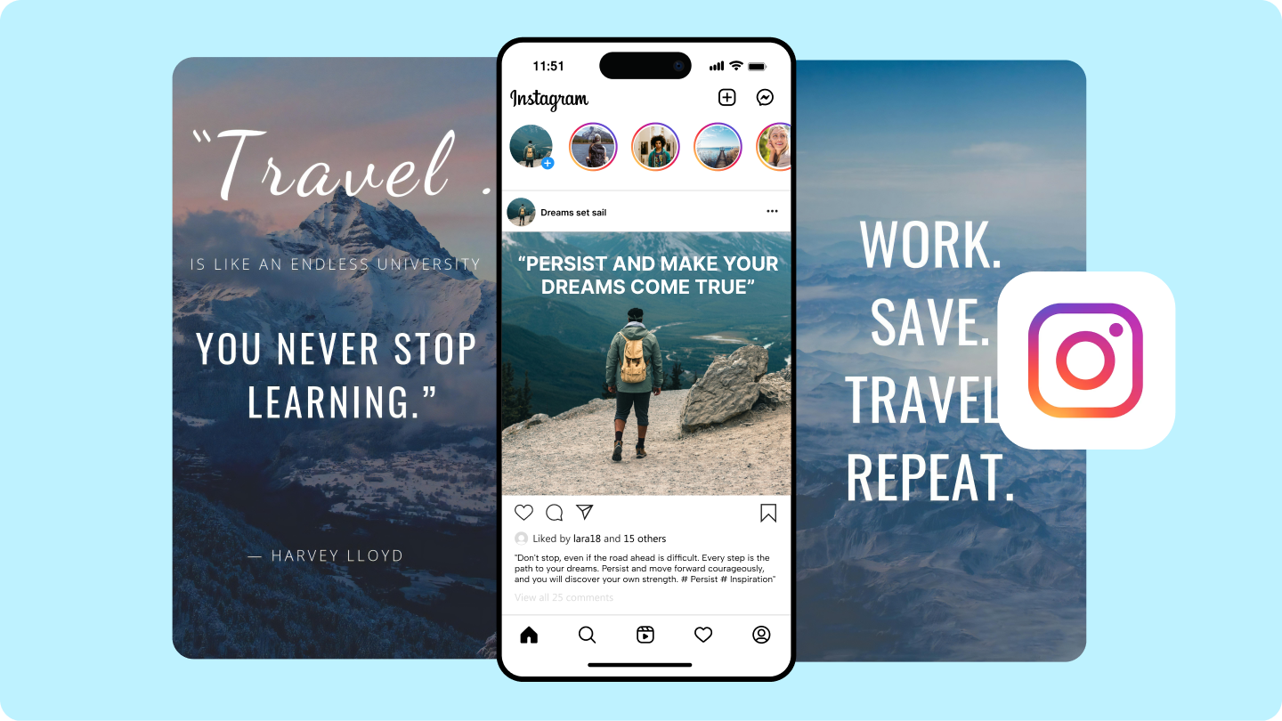 podpisy na Instagram