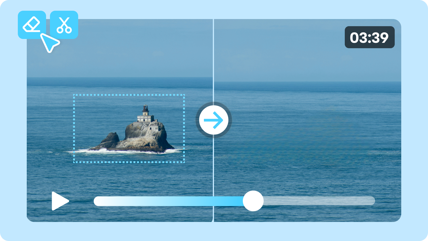 remove object from video online free