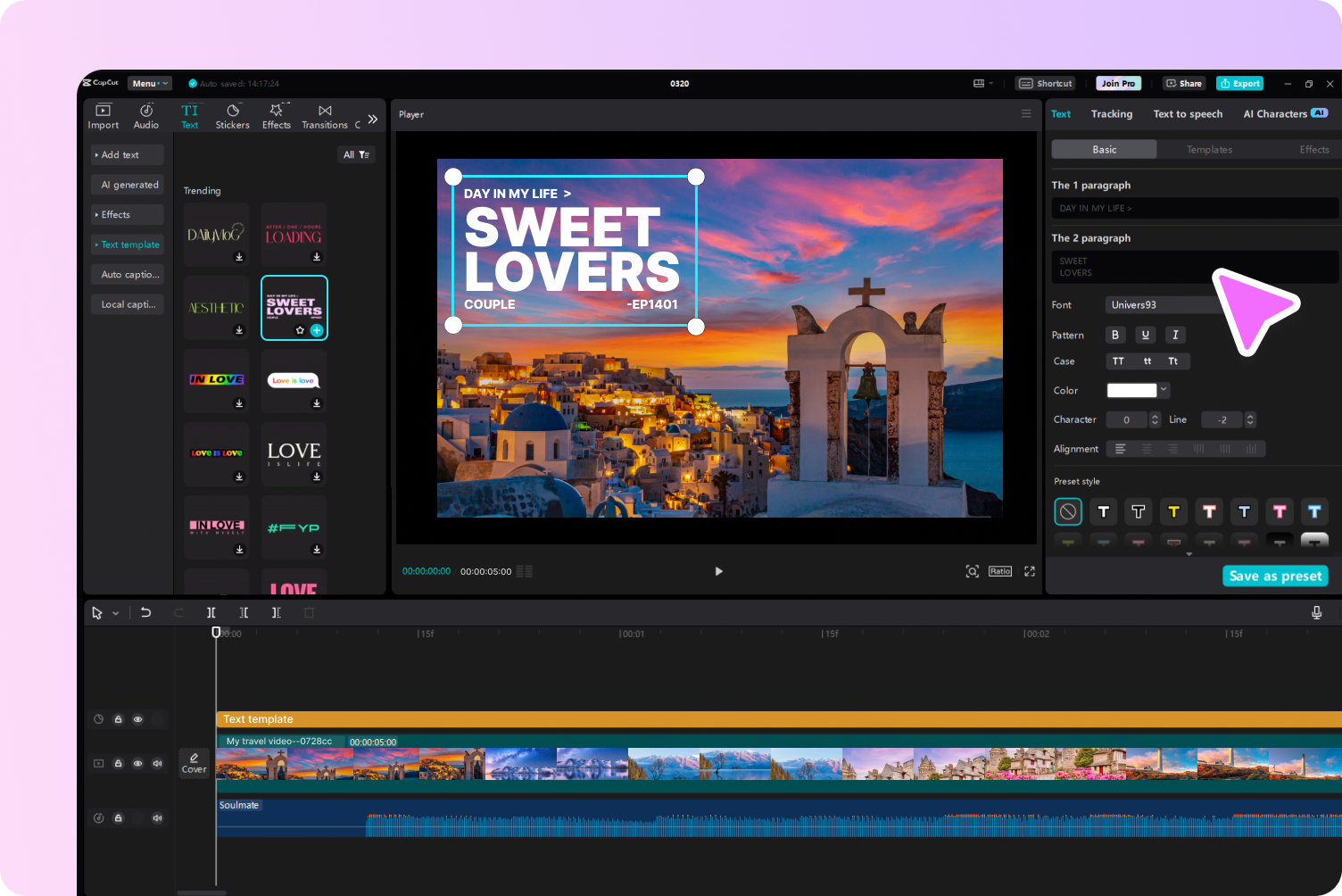 Turn audio into video 