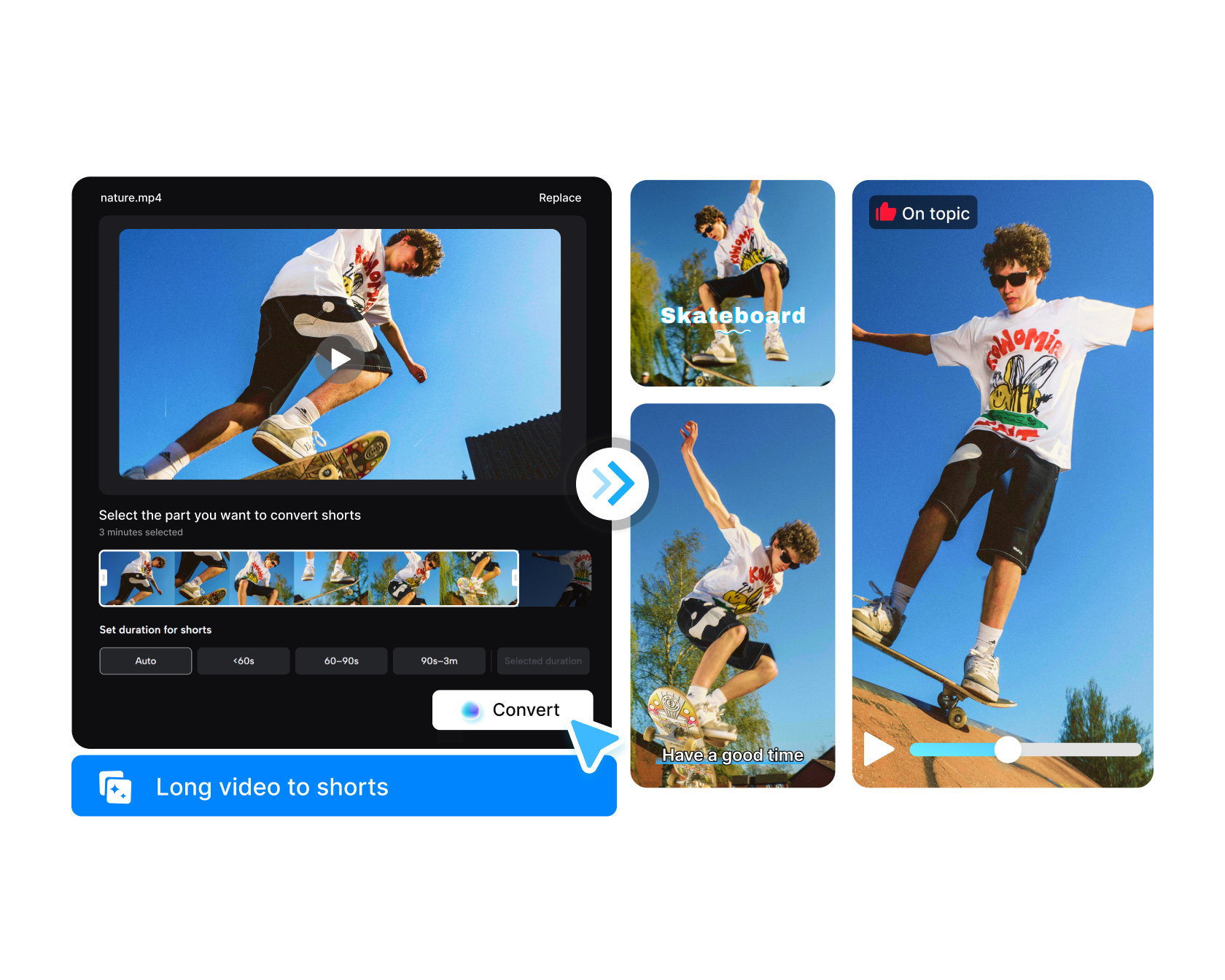Clips IA gratuits : raccourcissez vos vidéos grâce à l'outil de CapCut