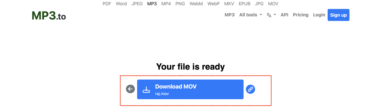 Mp3.to convert and download