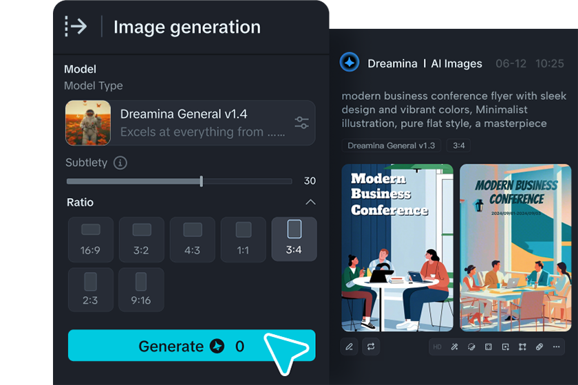 Pasul 2: Alegeți un stil și generați