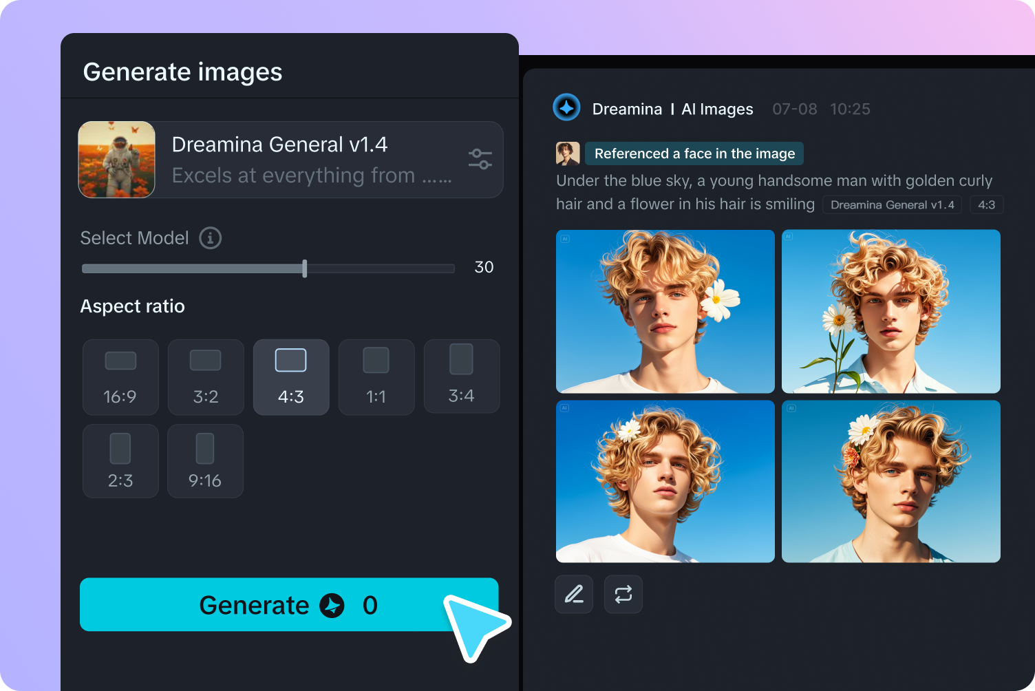 Wybierz typ i wygeneruj