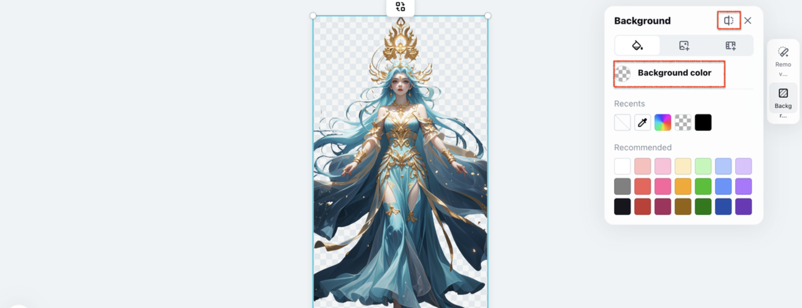 Pippit remove background without losing quality