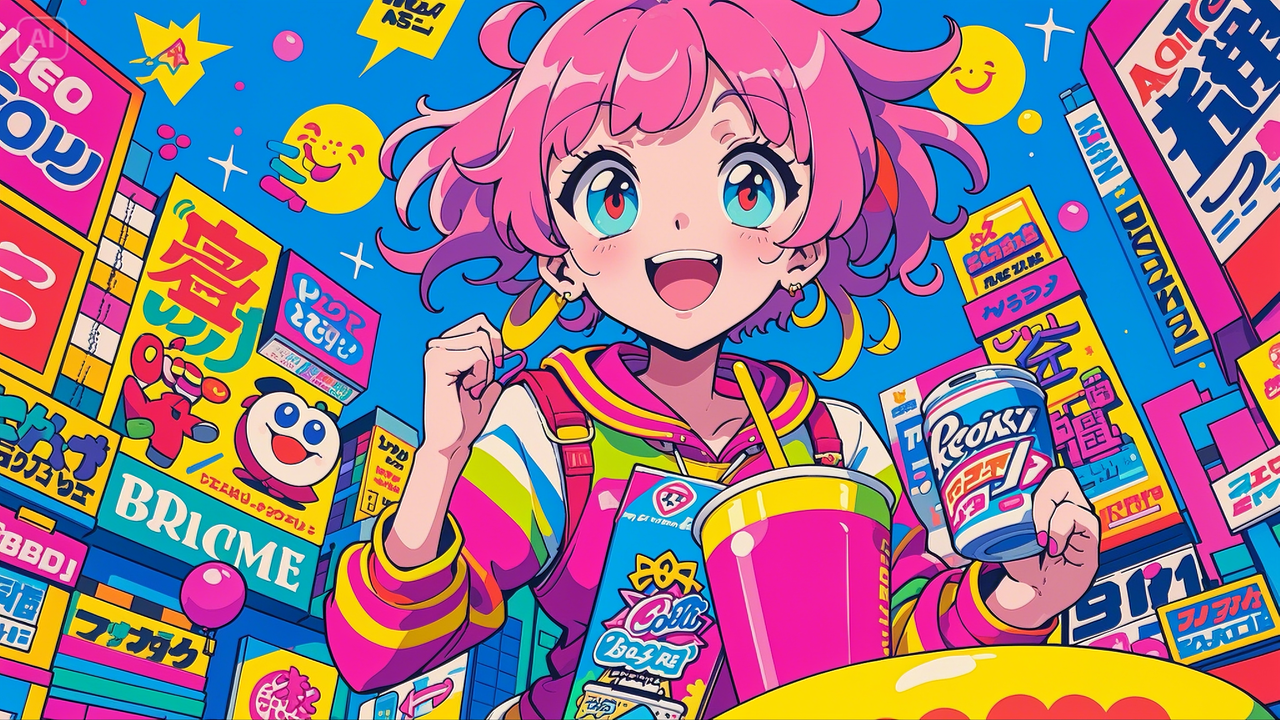 Marketing anime image by AI anime art generator