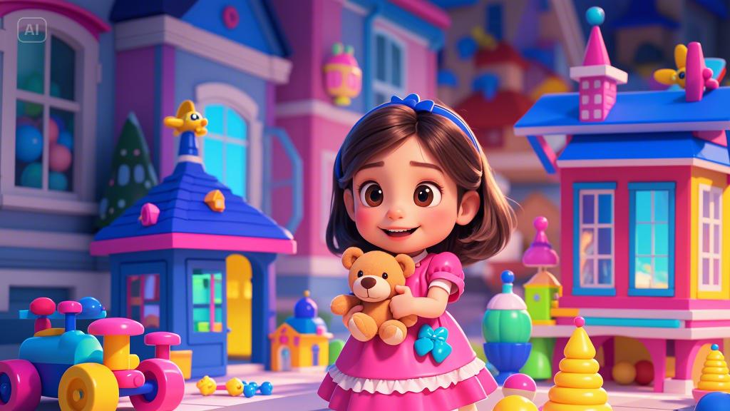 Anime image generated by AI from text for social media use