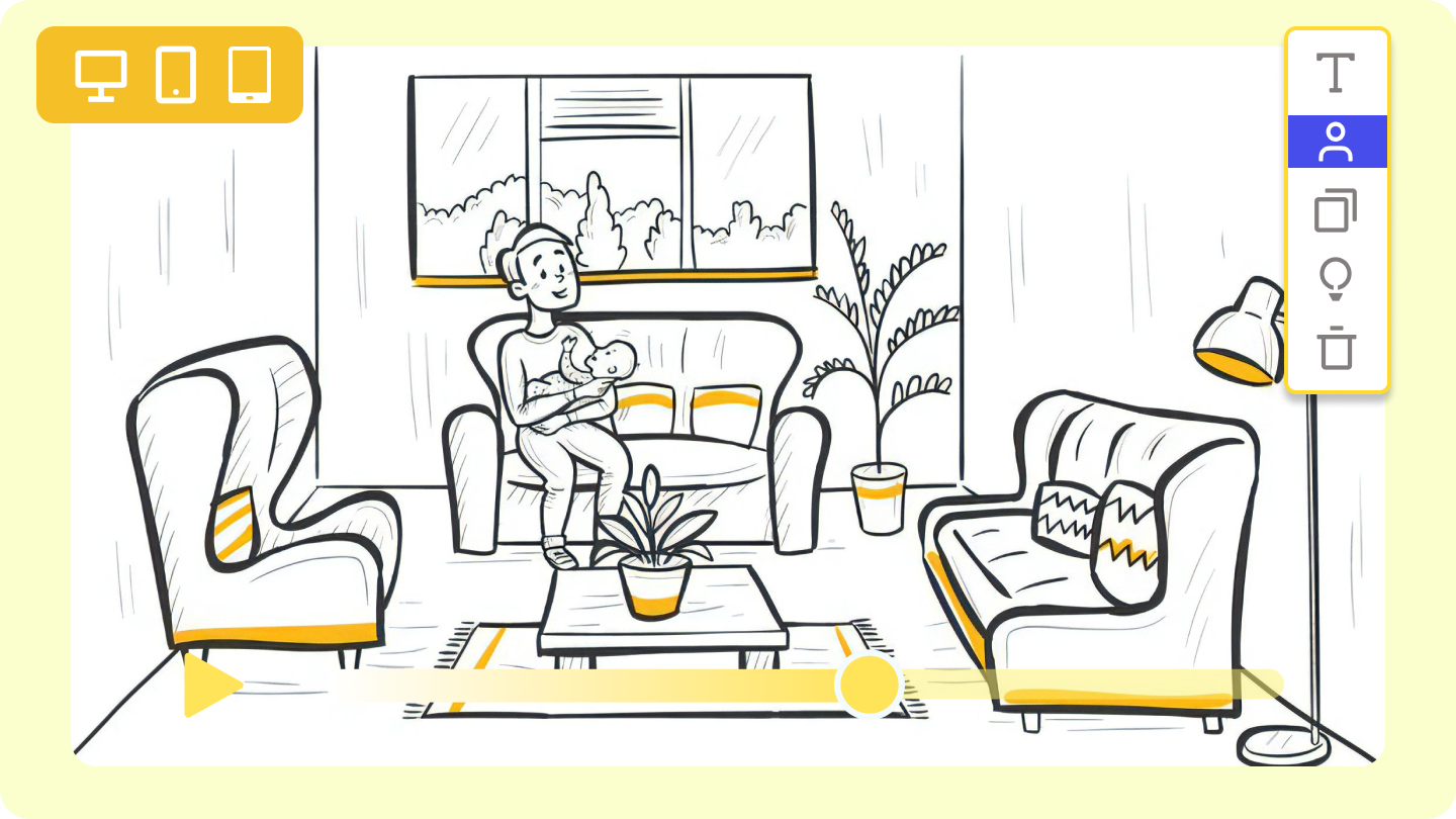 дошка анімація