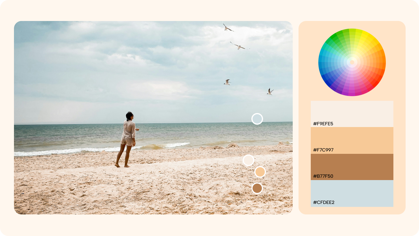 how to use Adobe Color's color wheel