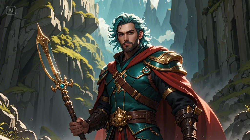 High and epic fantasy art example