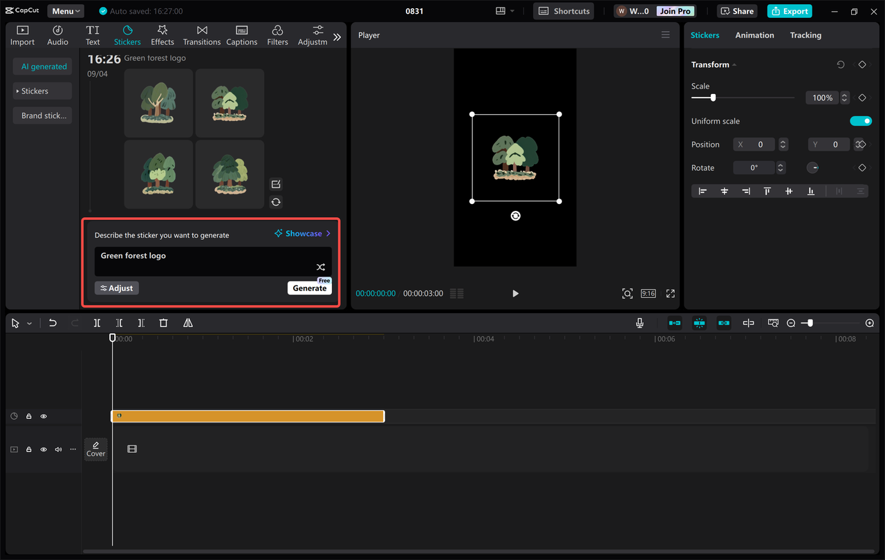  Instantly generate AI logos