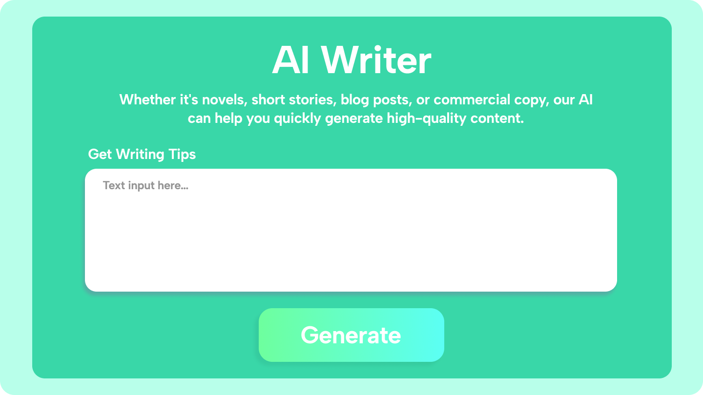 ai writer online free