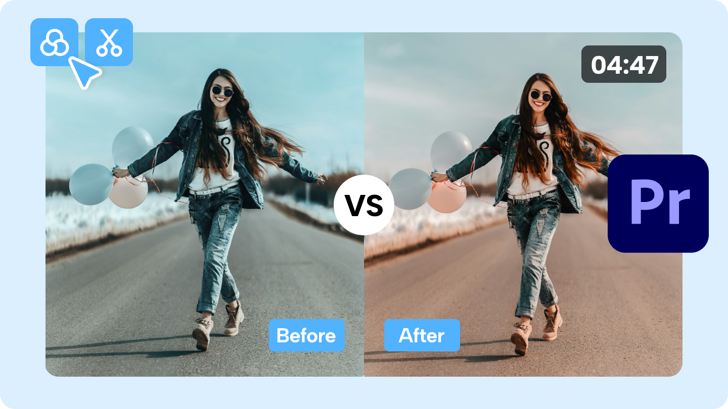 Premiere Proのカラーグレーディングと補正