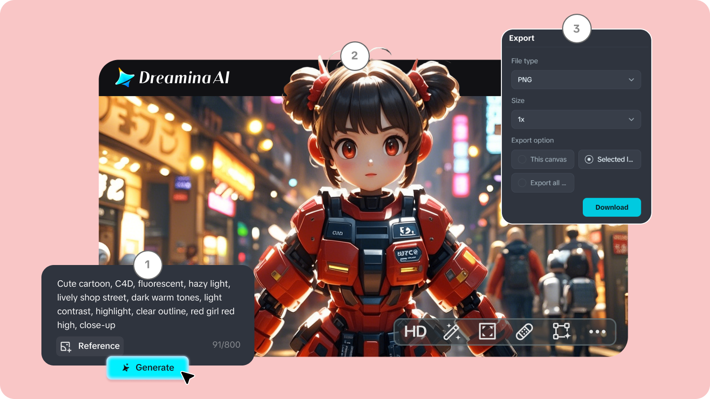 cartoon 3d character