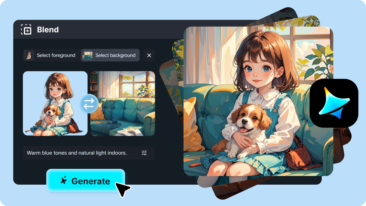 hợp nhất hai hình ảnh