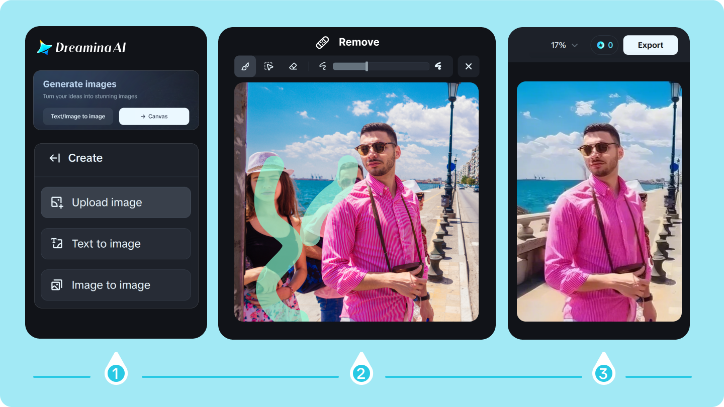 remove person from photo