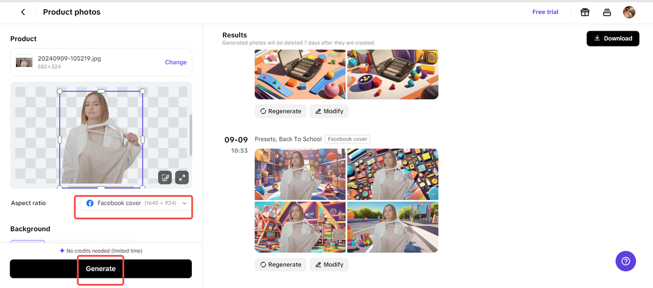 สร้างและแก้ไขภาพหน้าปก Facebook