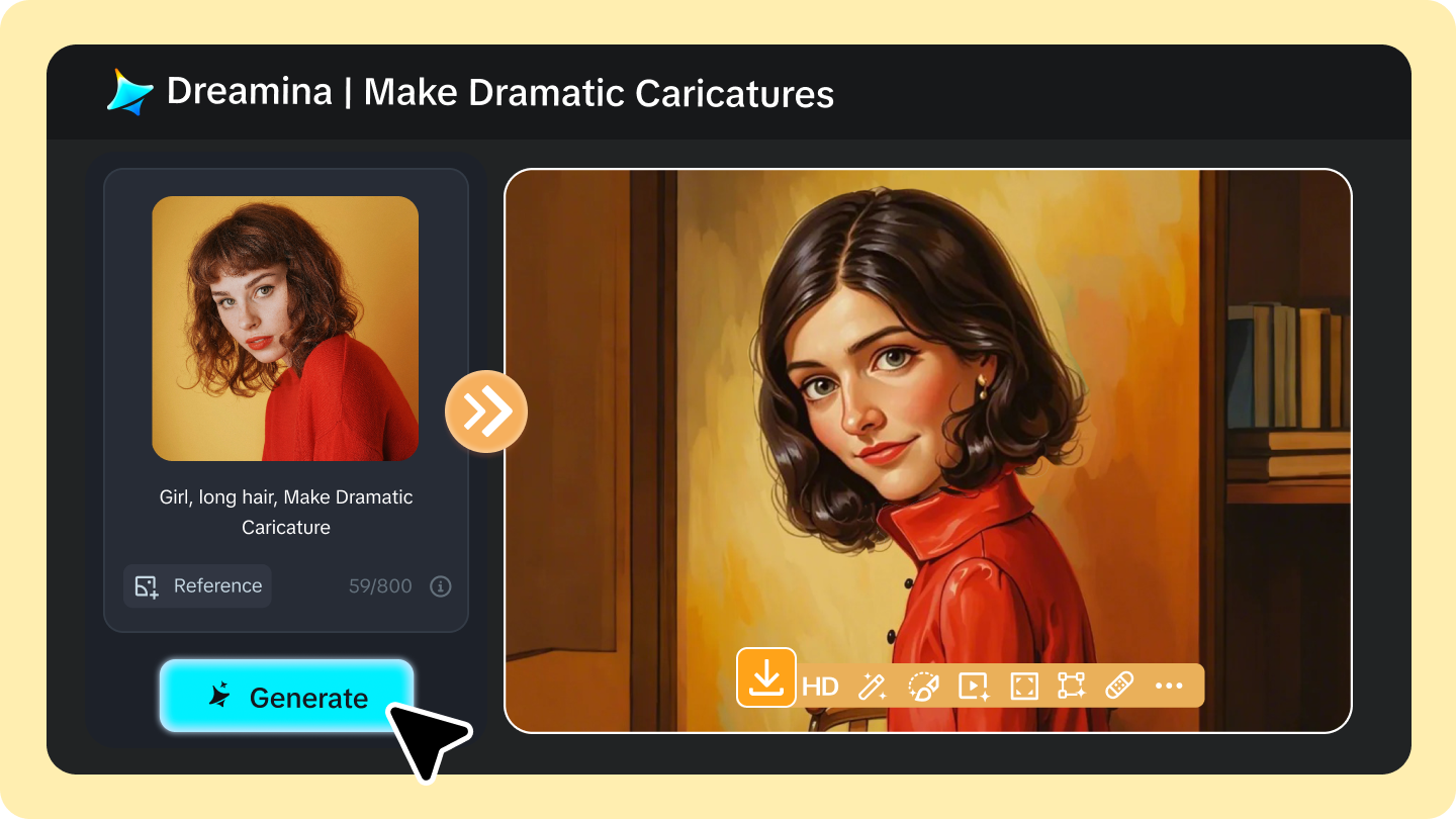 เครื่องกำเนิดภาพล้อเลียนจากภาพถ่าย