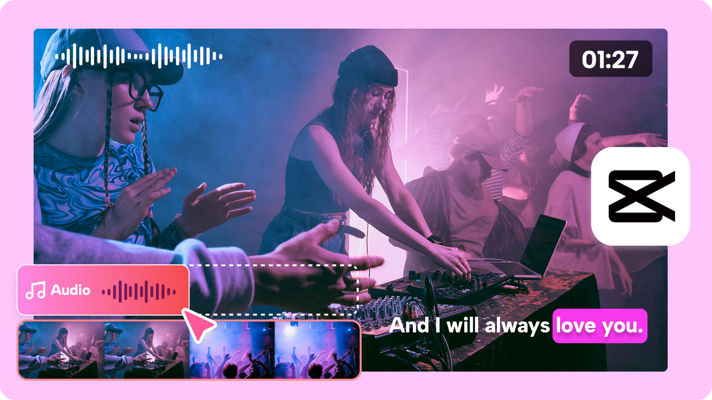 how to sync audio and video