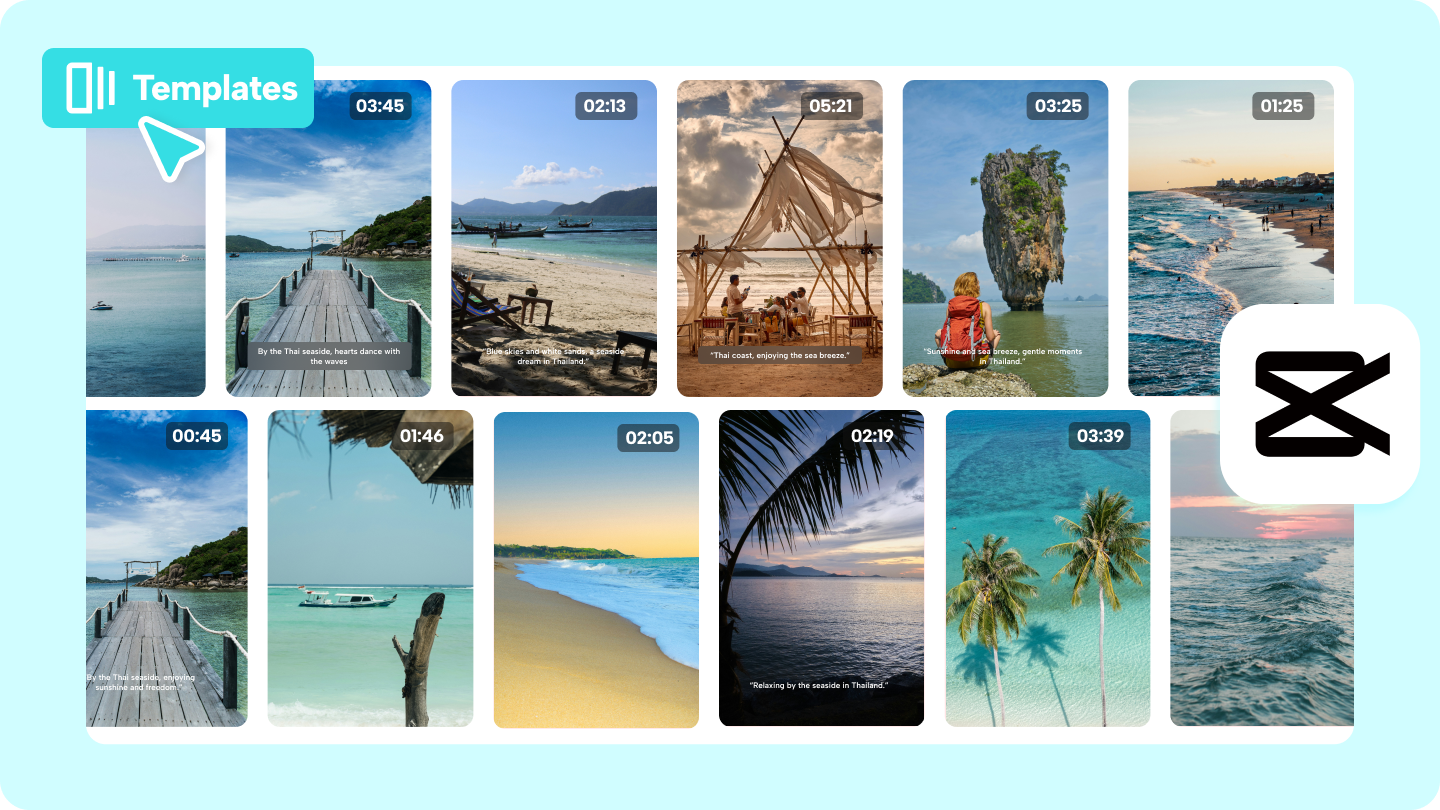 Healing thailand capcut template