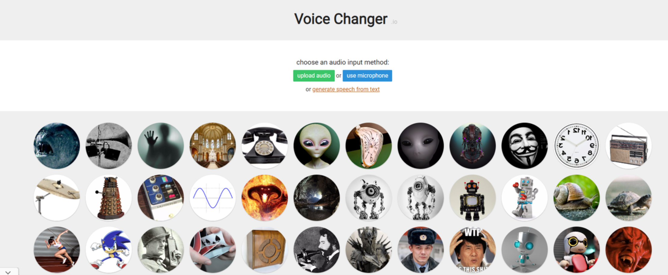 VoiceChanger.io provides a smooth Ghostface AI voice changer 