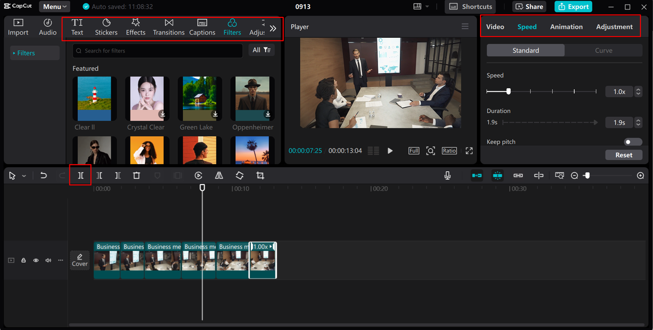 event montage, CapCut PC