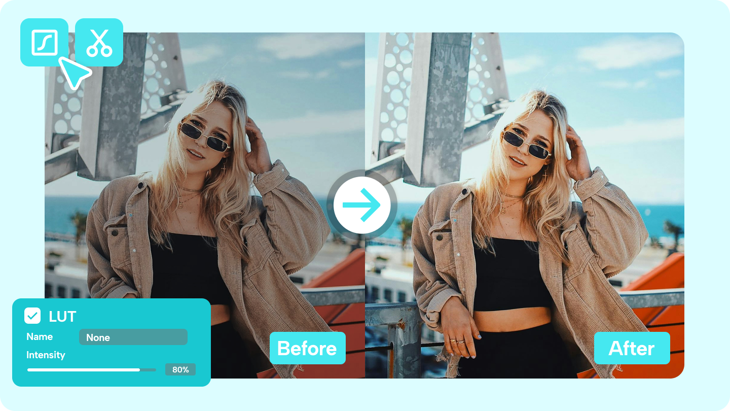 lutsのカラーグレーディング